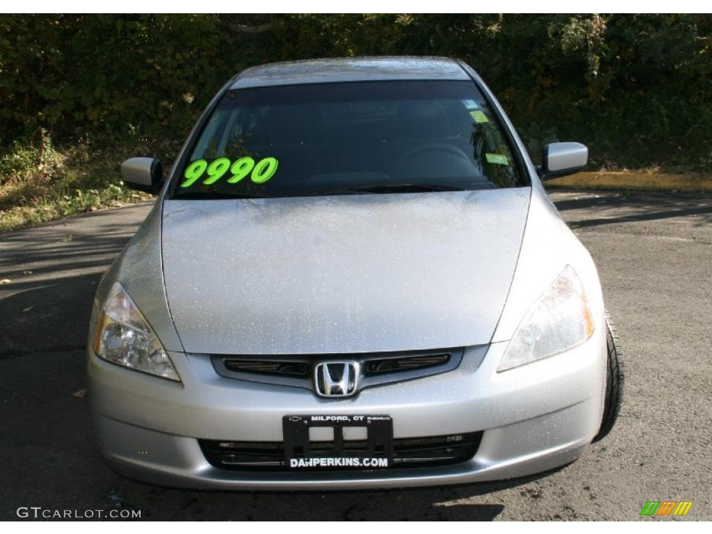 2003 Accord LX Sedan - Satin Silver Metallic / Gray photo #2