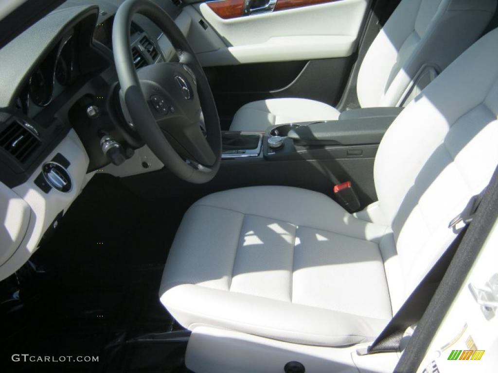 Grey/Black Interior 2011 Mercedes-Benz C 300 Sport Photo #38806720