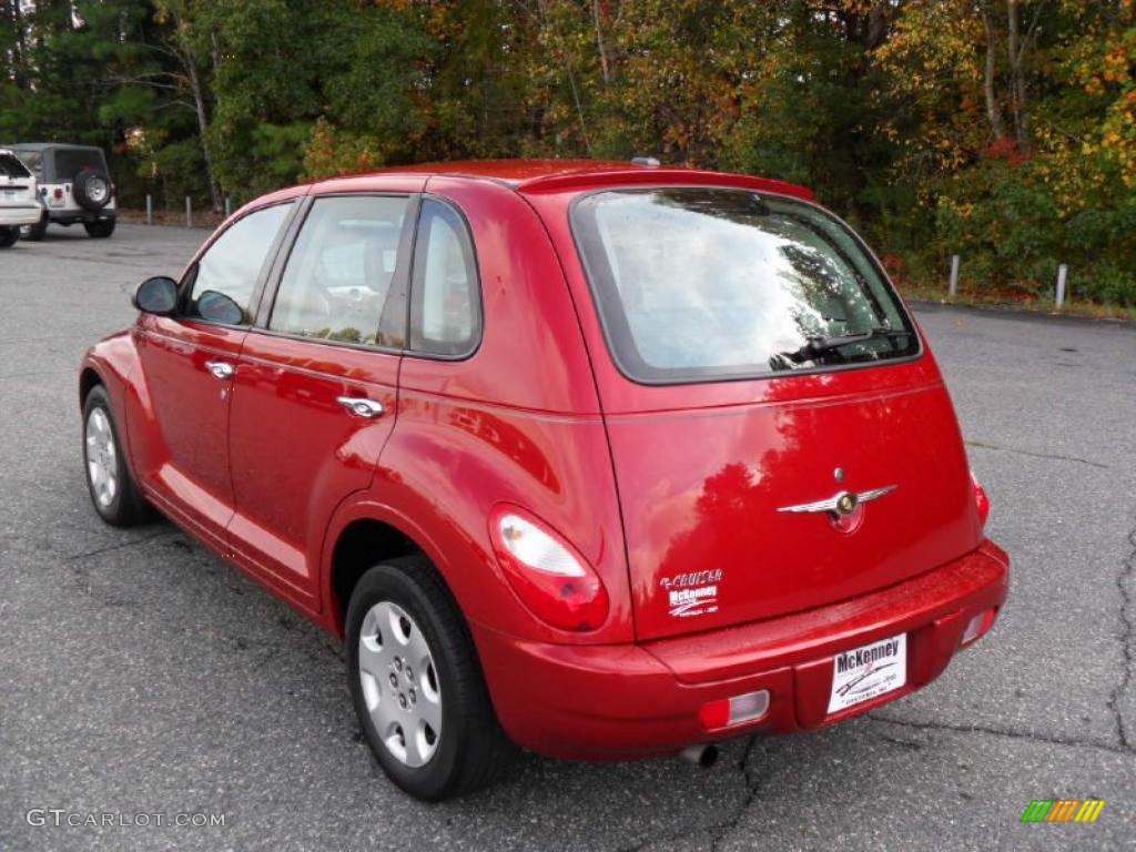 2007 PT Cruiser  - Inferno Red Crystal Pearl / Pastel Slate Gray photo #2