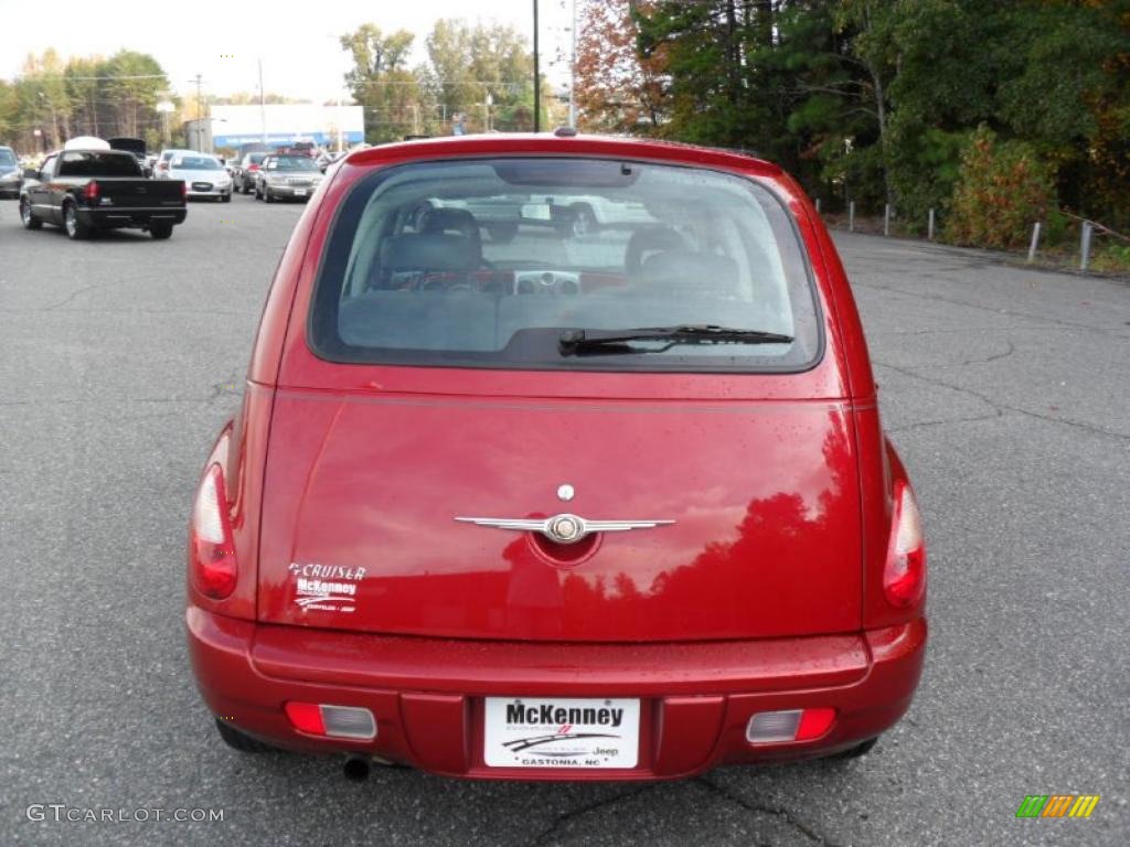 2007 PT Cruiser  - Inferno Red Crystal Pearl / Pastel Slate Gray photo #3