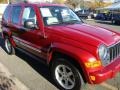 2007 Inferno Red Crystal Pearl Jeep Liberty Limited 4x4  photo #8