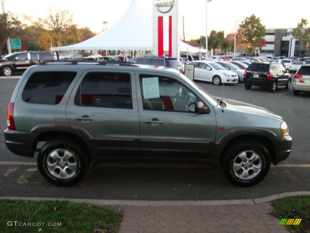 2003 Tribute LX-V6 - Light Cypress Green Metallic / Medium Pebble Beige photo #5