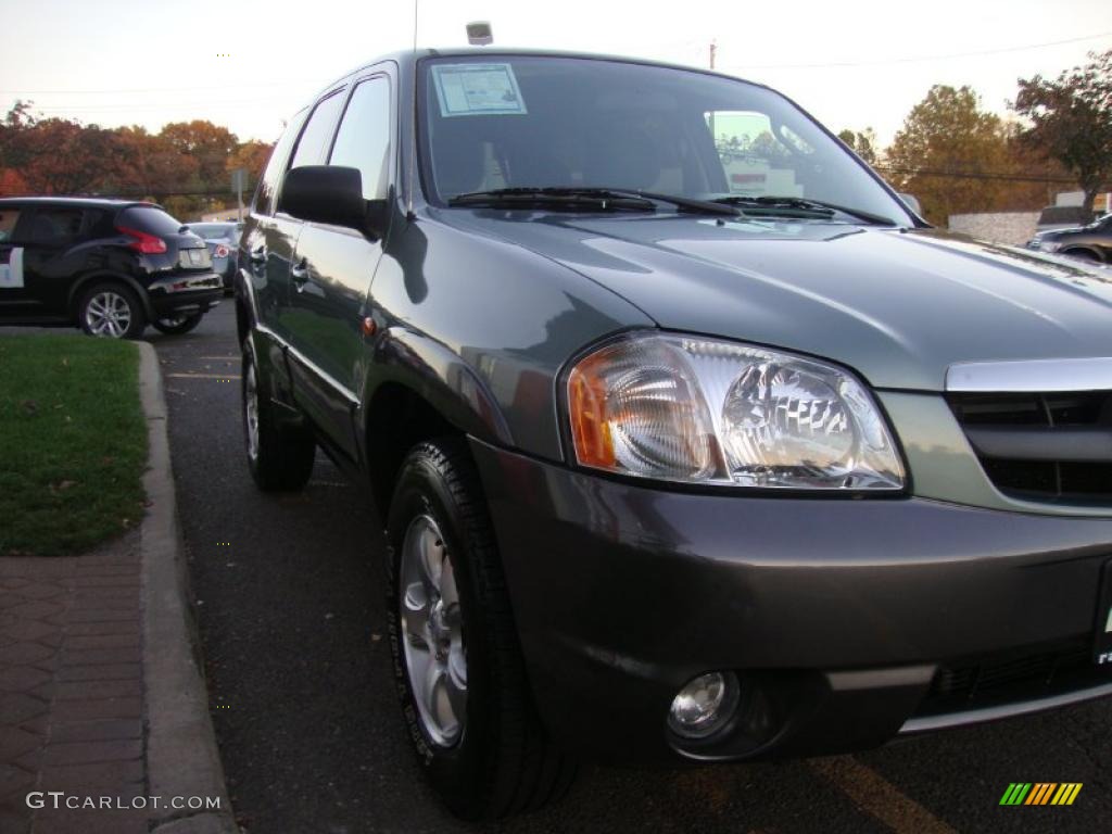2003 Tribute LX-V6 - Light Cypress Green Metallic / Medium Pebble Beige photo #6