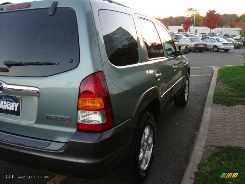 2003 Tribute LX-V6 - Light Cypress Green Metallic / Medium Pebble Beige photo #9