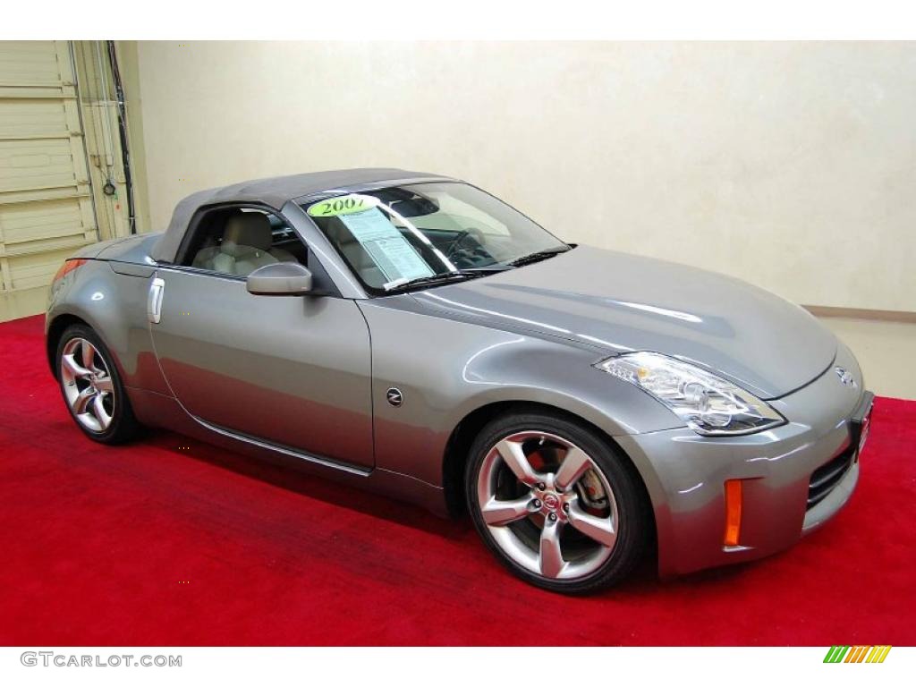 Carbon Silver Metallic 2007 Nissan 350Z Touring Roadster Exterior Photo #38809344