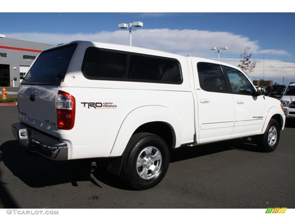 2005 Tundra SR5 TRD Double Cab 4x4 - Natural White / Light Charcoal photo #2