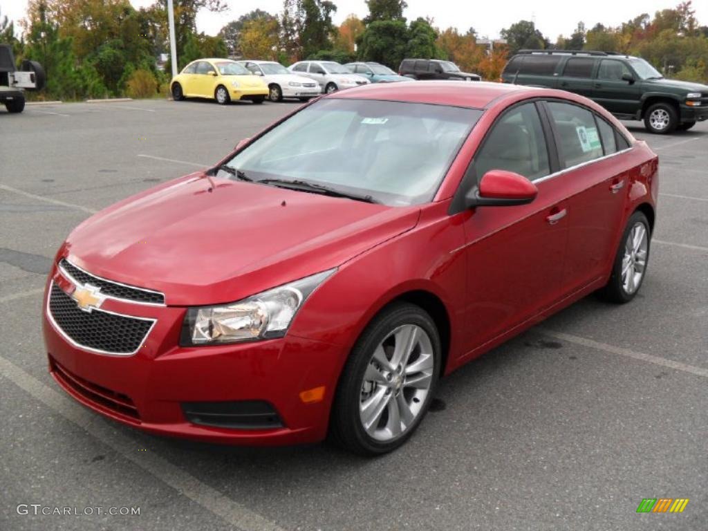 Crystal Red Metallic Tintcoat 2011 Chevrolet Cruze LTZ Exterior Photo #38811300