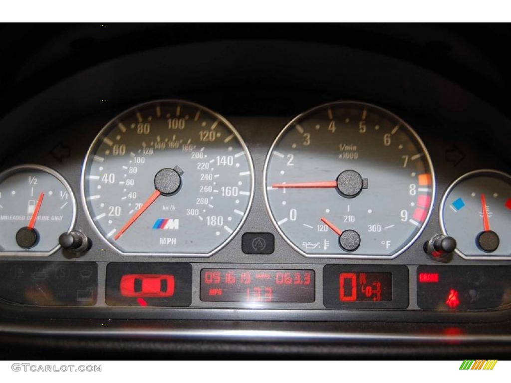 2003 BMW M3 Convertible Gauges Photo #38811420