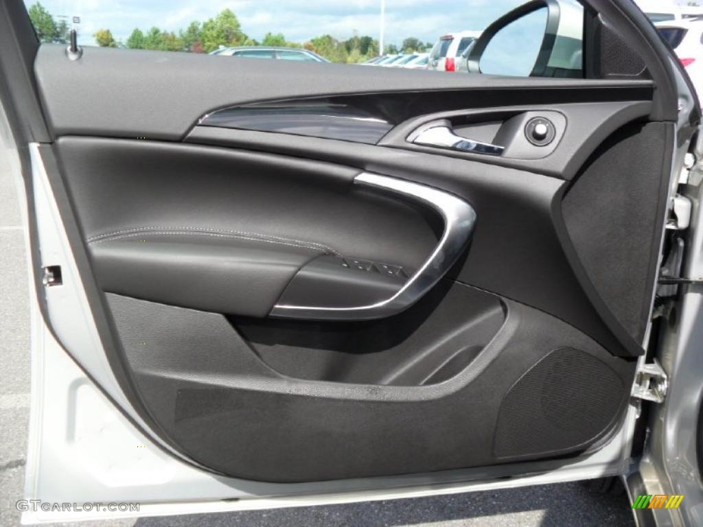 2011 Buick Regal CXL Ebony Door Panel Photo #38812608