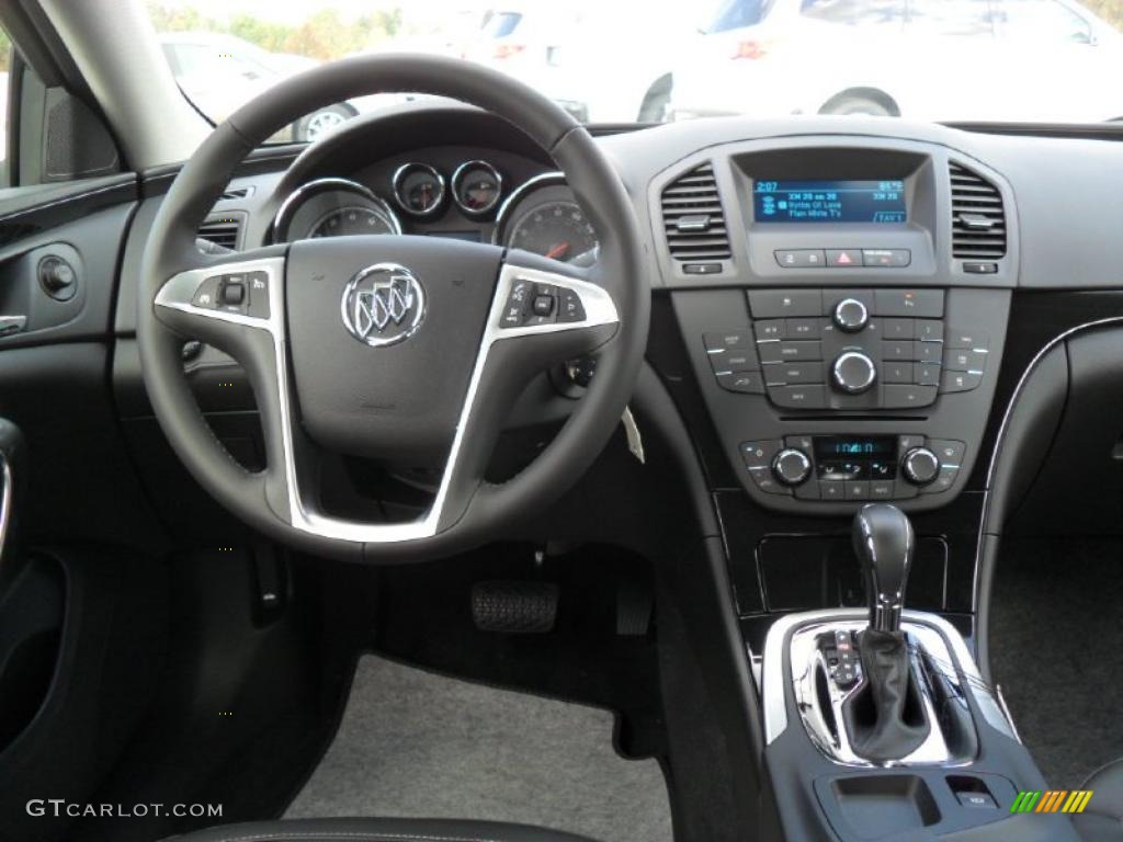 2011 Buick Regal CXL Ebony Dashboard Photo #38812732
