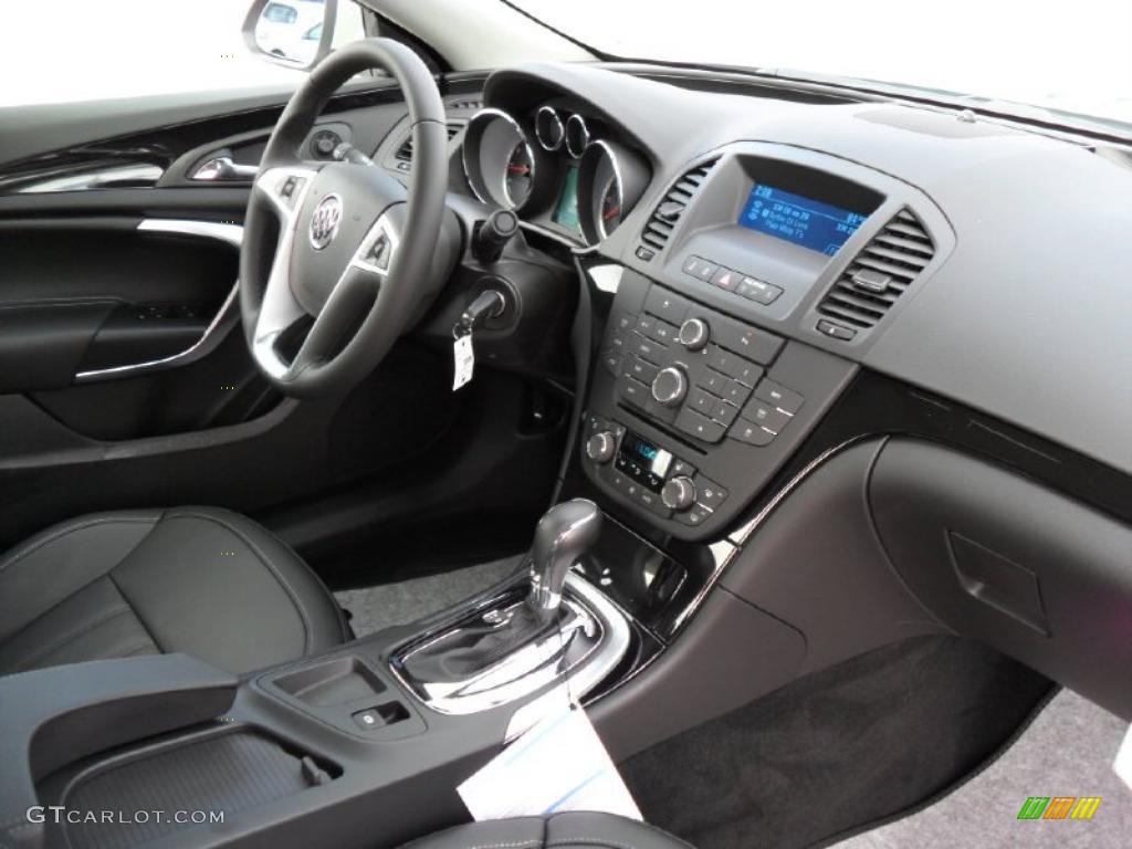 2011 Buick Regal CXL Ebony Dashboard Photo #38812800