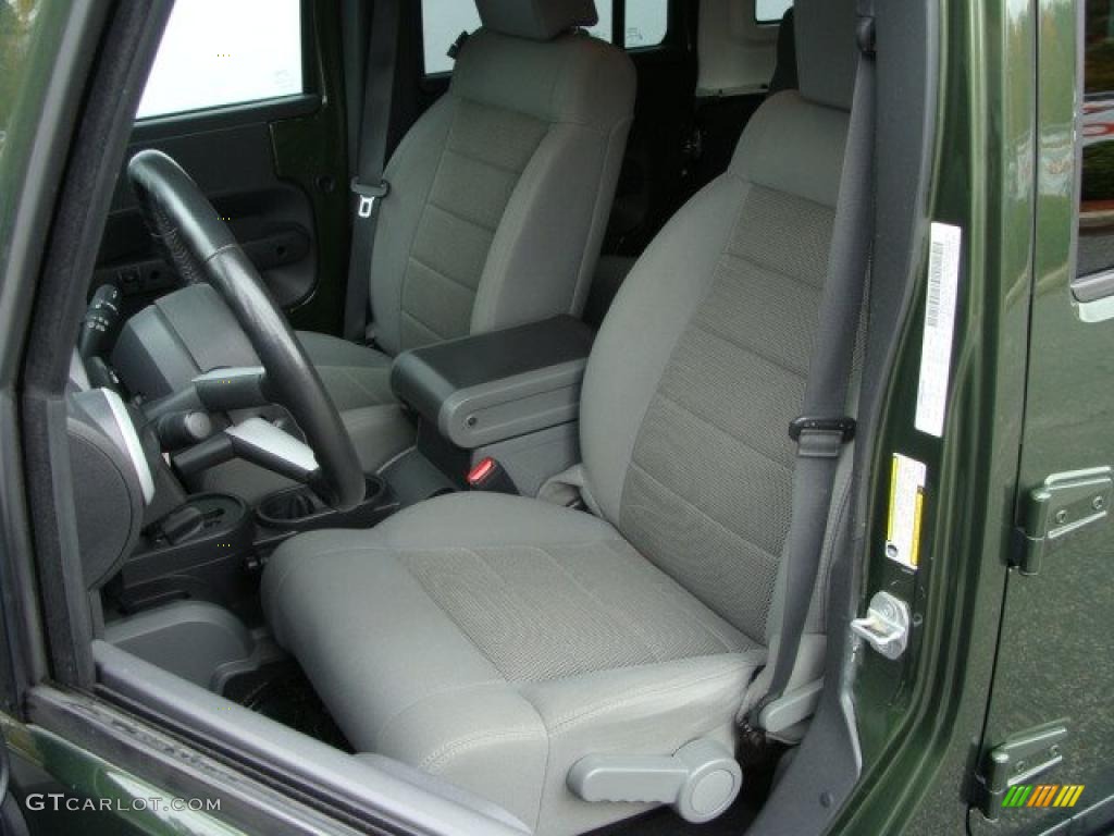 2008 Wrangler Unlimited Sahara 4x4 - Jeep Green Metallic / Dark Slate Gray/Med Slate Gray photo #10