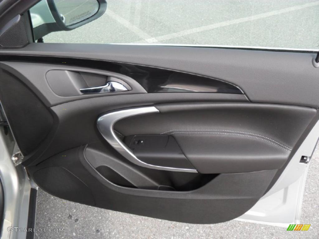 2011 Buick Regal CXL Ebony Door Panel Photo #38812816
