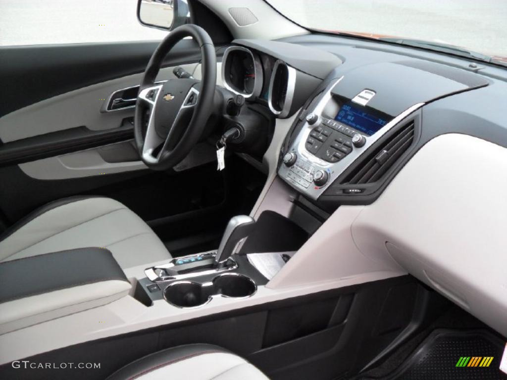 2011 Chevrolet Equinox LTZ Light Titanium/Jet Black Dashboard Photo #38814348