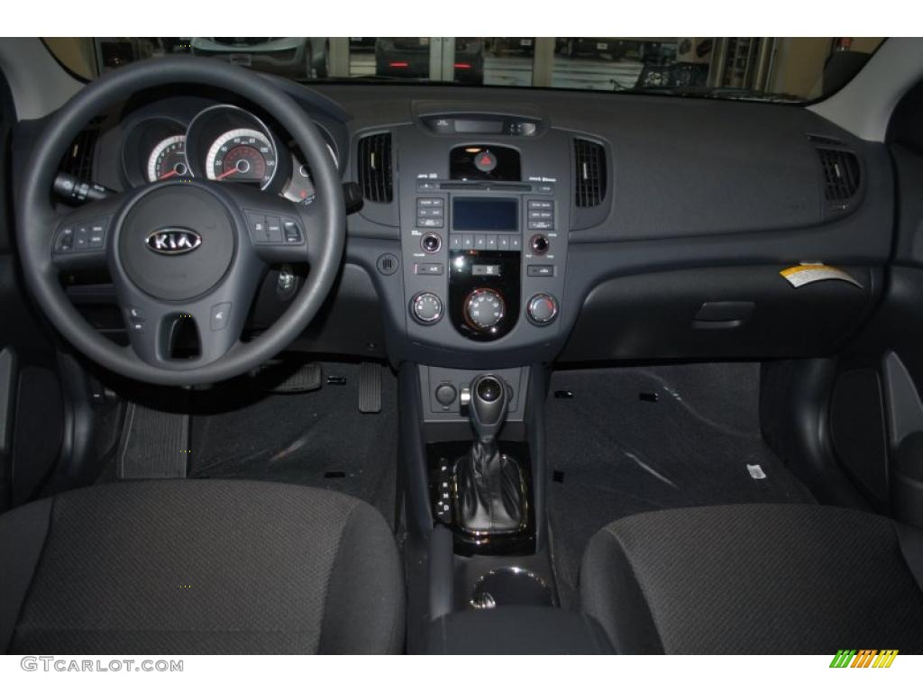 2011 Kia Forte EX 5 Door Black Dashboard Photo #38814416