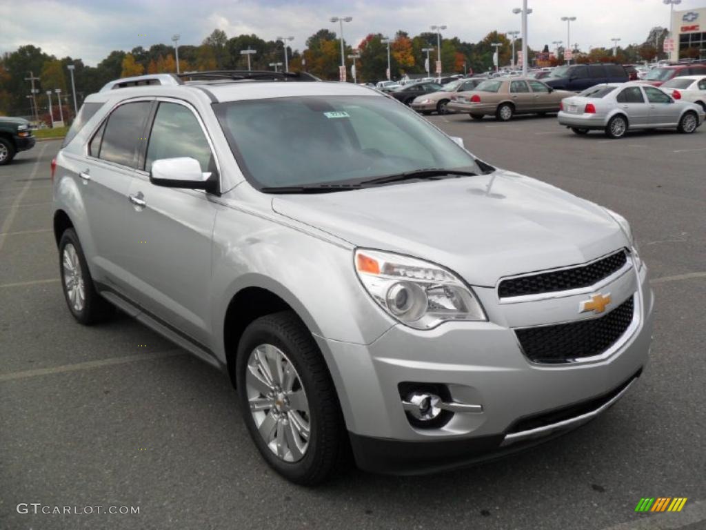 Silver Ice Metallic 2011 Chevrolet Equinox LTZ AWD Exterior Photo #38814520