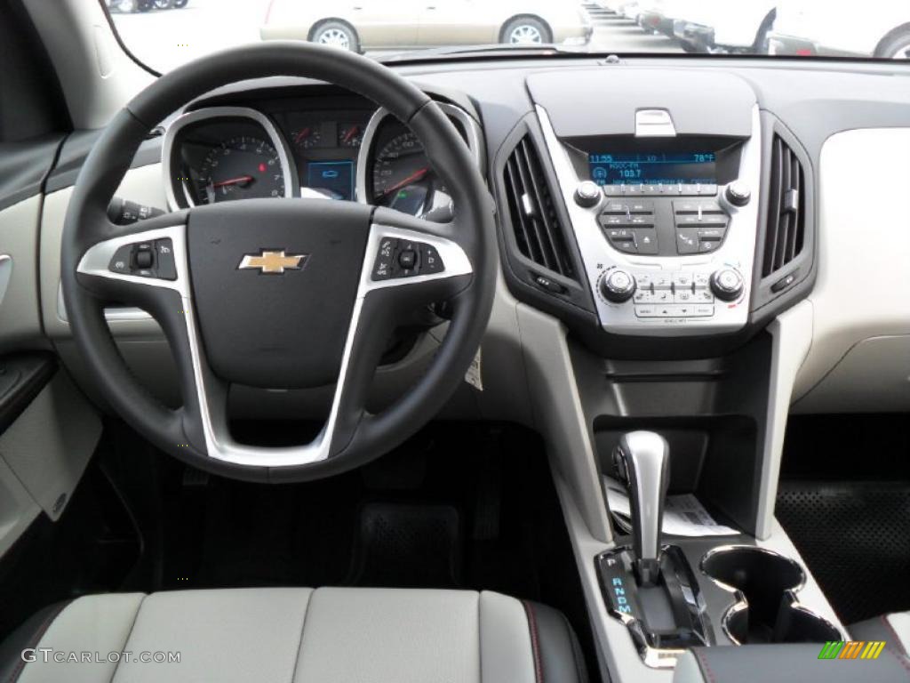 2011 Chevrolet Equinox LTZ AWD Light Titanium/Jet Black Dashboard Photo #38815132
