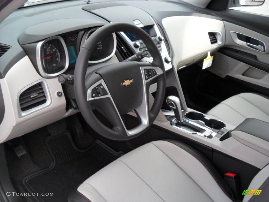 Light Titanium/Jet Black Interior 2011 Chevrolet Equinox LTZ AWD Photo #38815300