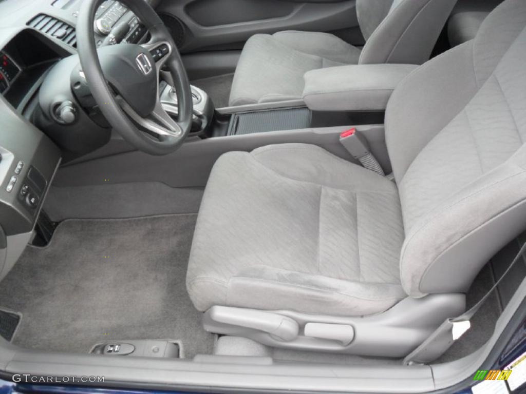 Gray Interior 2009 Honda Civic LX Coupe Photo #38815828