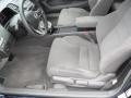 Gray 2009 Honda Civic LX Coupe Interior Color