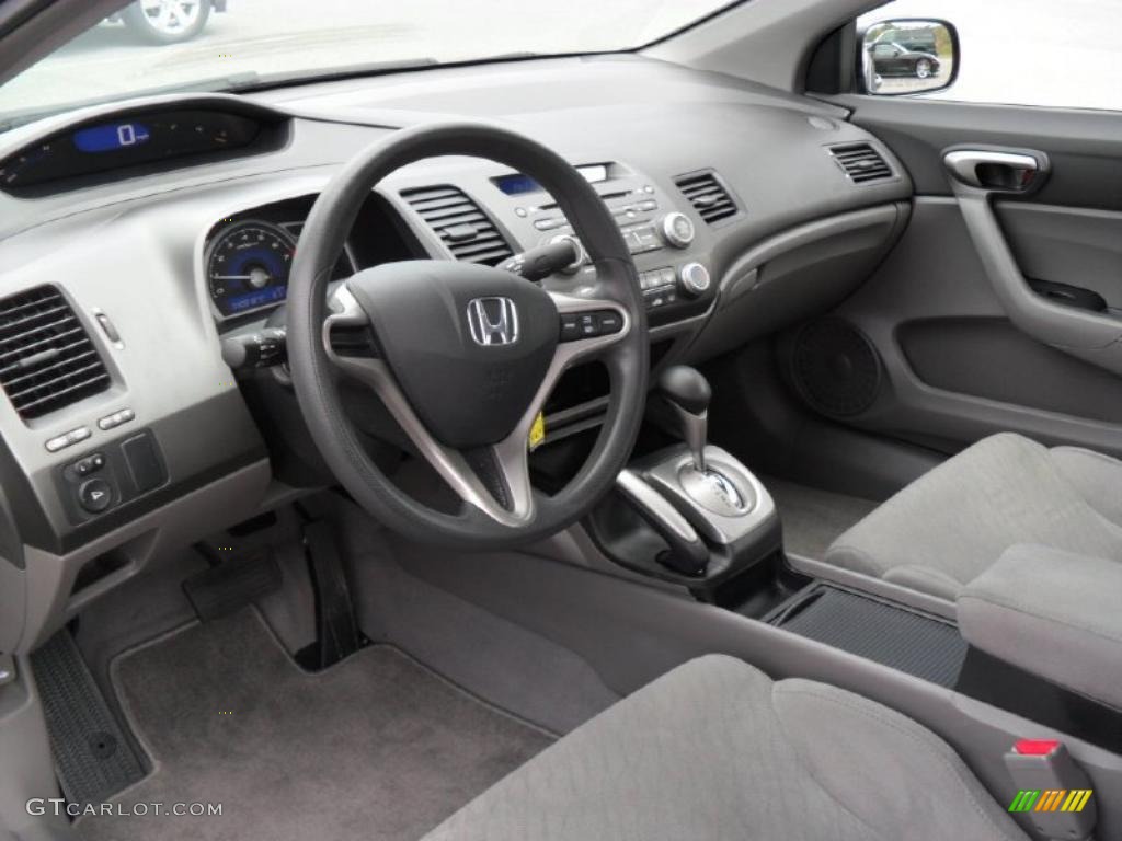 Gray Interior 2009 Honda Civic LX Coupe Photo #38816084