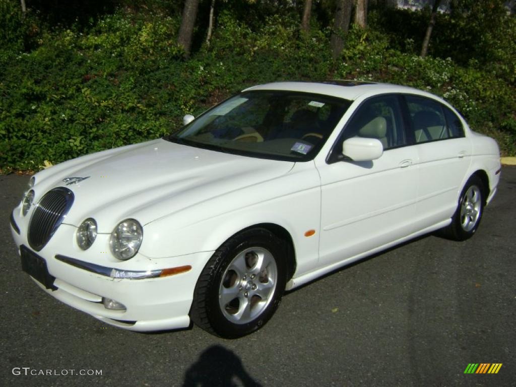 2000 S-Type 3.0 - Spindrift White / Cashmere photo #3