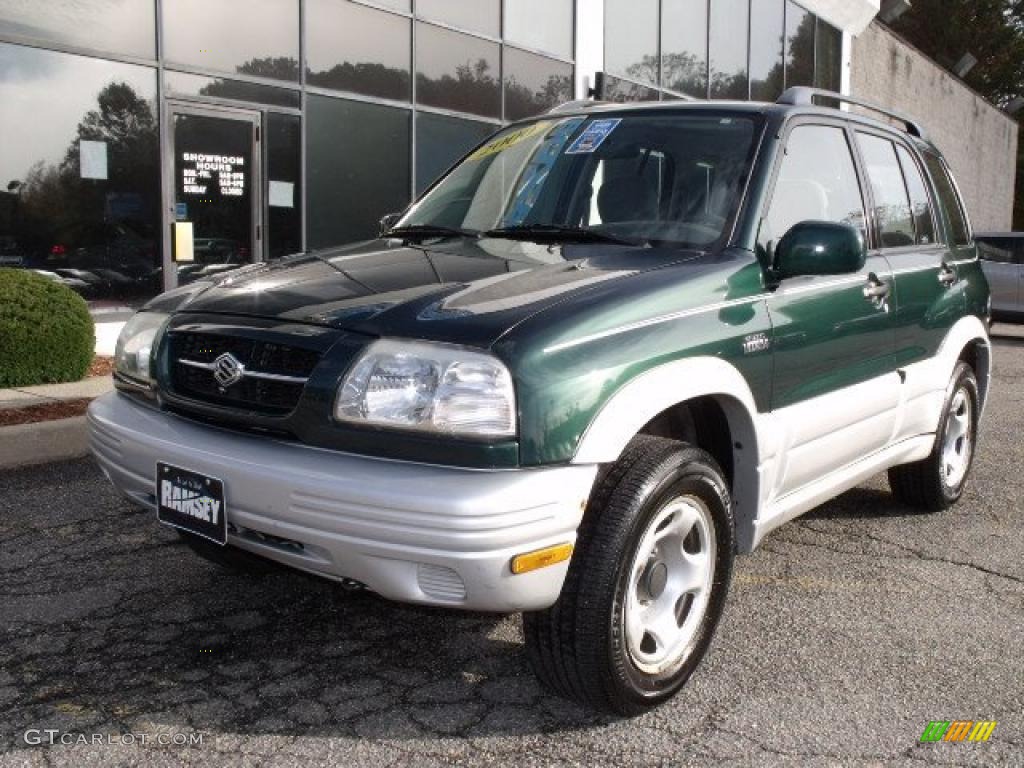 2000 Grand Vitara JLX 4x4 - Grove Green Metallic / Gray photo #1