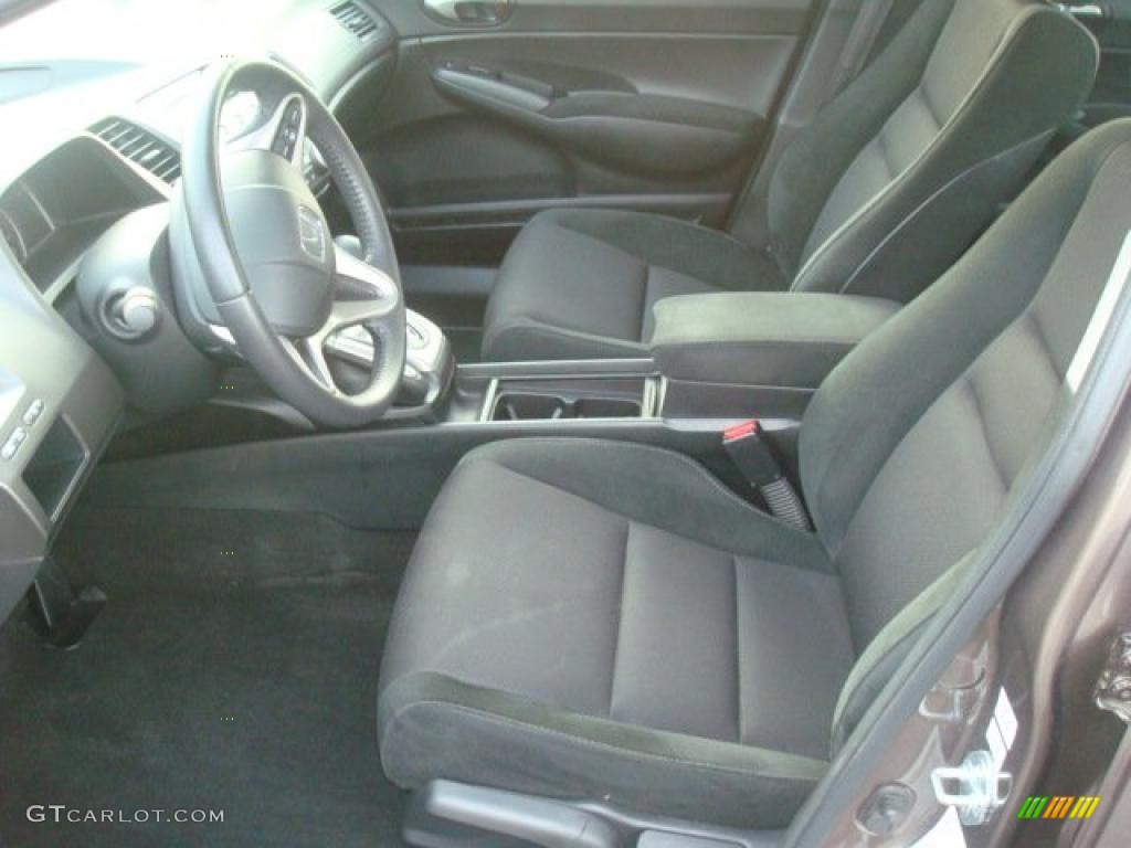 Black Interior 2009 Honda Civic LX-S Sedan Photo #38818868