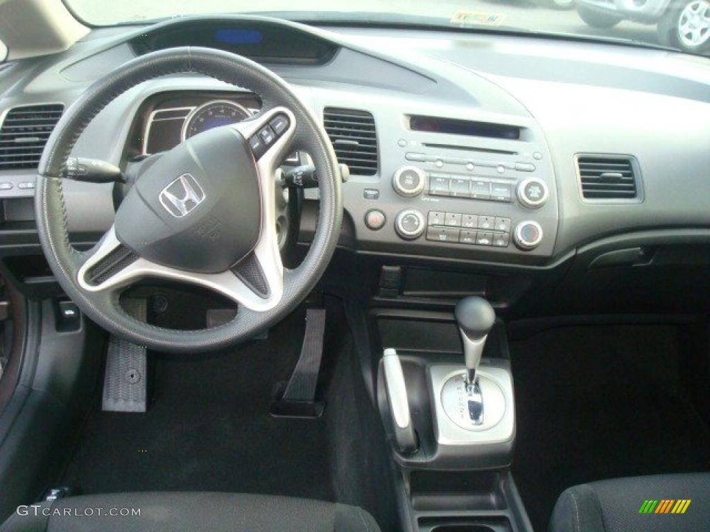 2009 Honda Civic LX-S Sedan Black Dashboard Photo #38818900