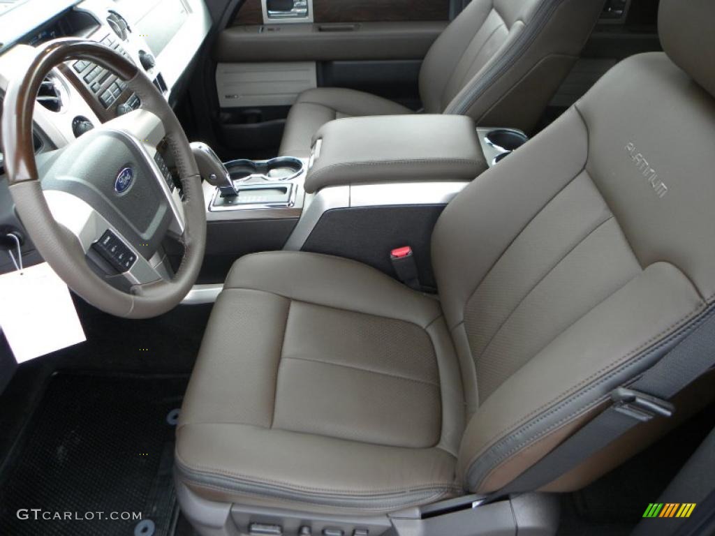 2010 F150 Platinum SuperCrew 4x4 - Red Candy Metallic / Sienna Brown Leather/Black photo #20