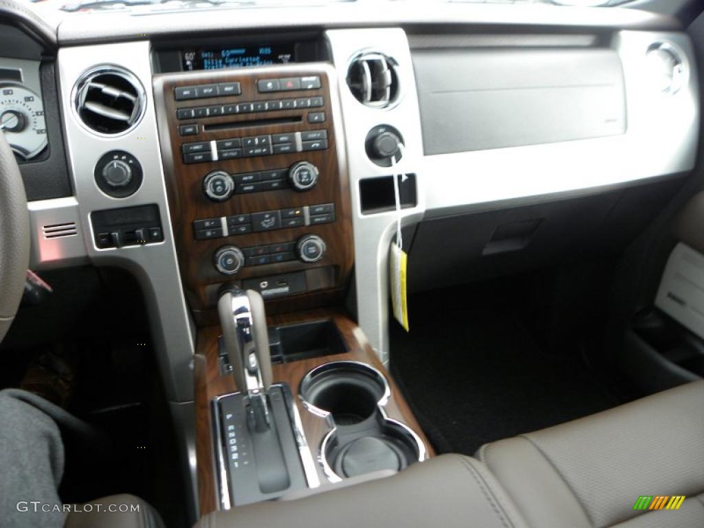 2010 F150 Platinum SuperCrew 4x4 - Red Candy Metallic / Sienna Brown Leather/Black photo #26