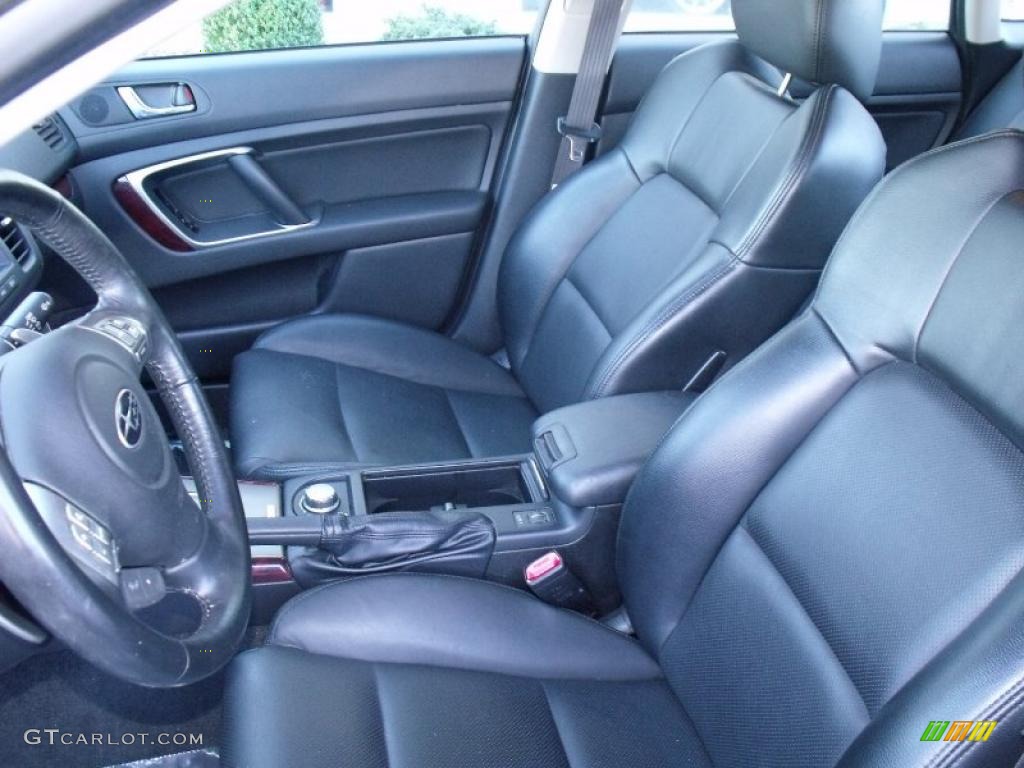 Off Black Interior 2008 Subaru Legacy 2.5 GT Limited Sedan Photo #38819888