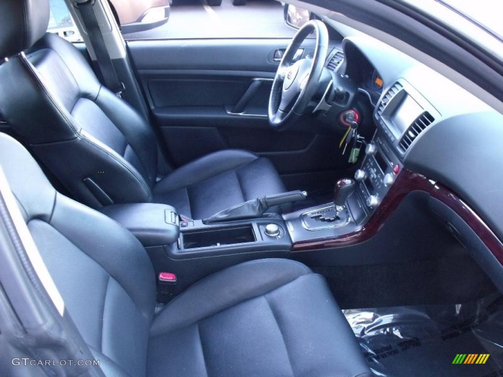 Off Black Interior 2008 Subaru Legacy 2.5 GT Limited Sedan Photo #38819900