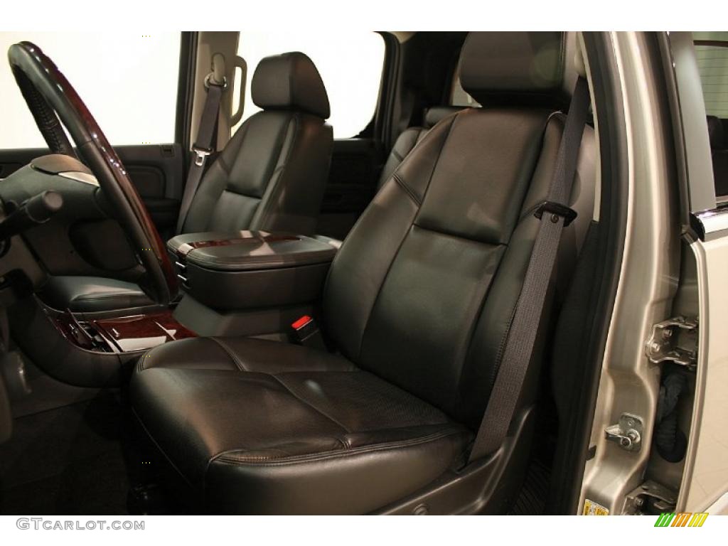 Ebony Interior 2008 Cadillac Escalade EXT AWD Photo #38820396