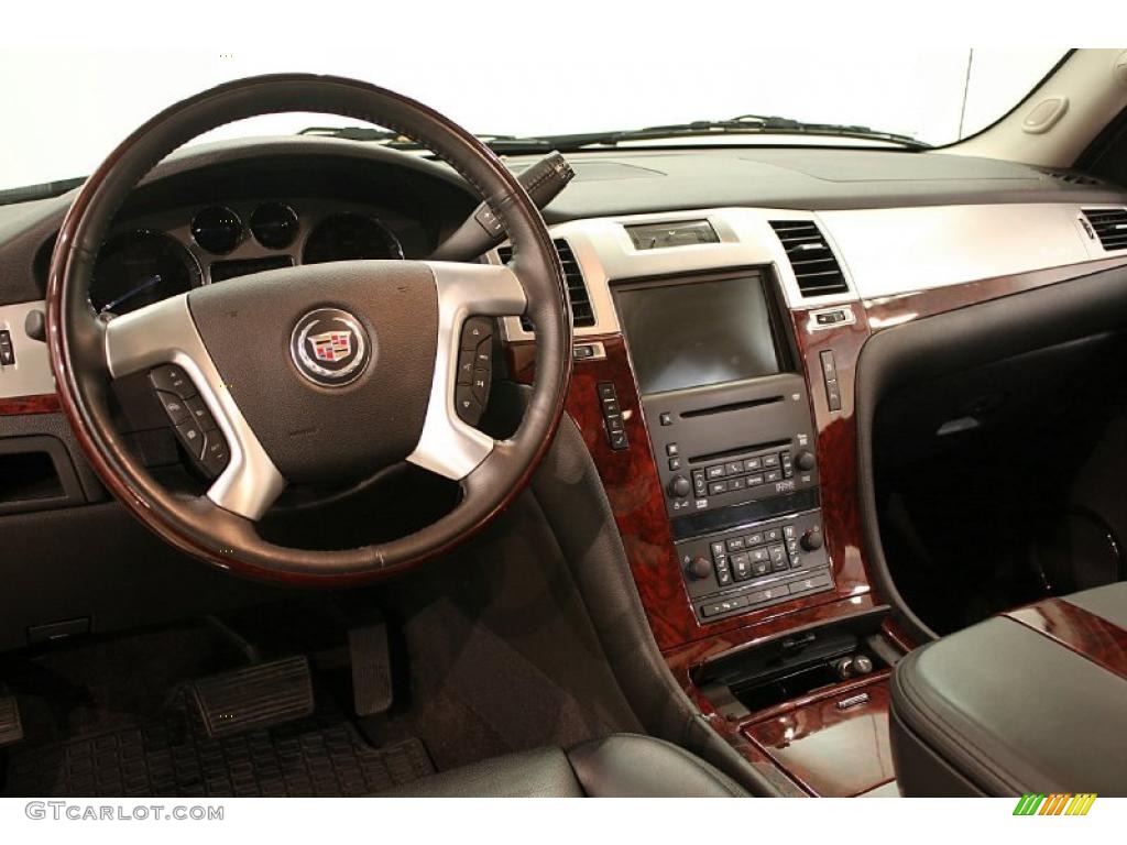 Ebony Interior 2008 Cadillac Escalade EXT AWD Photo #38820412