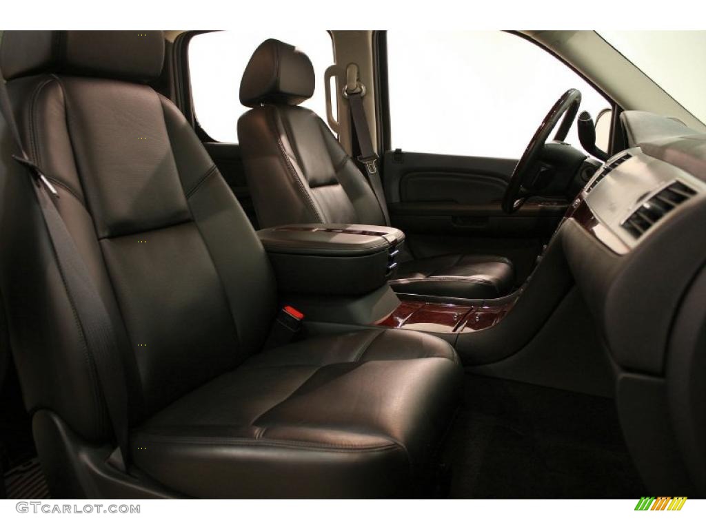Ebony Interior 2008 Cadillac Escalade EXT AWD Photo #38820568