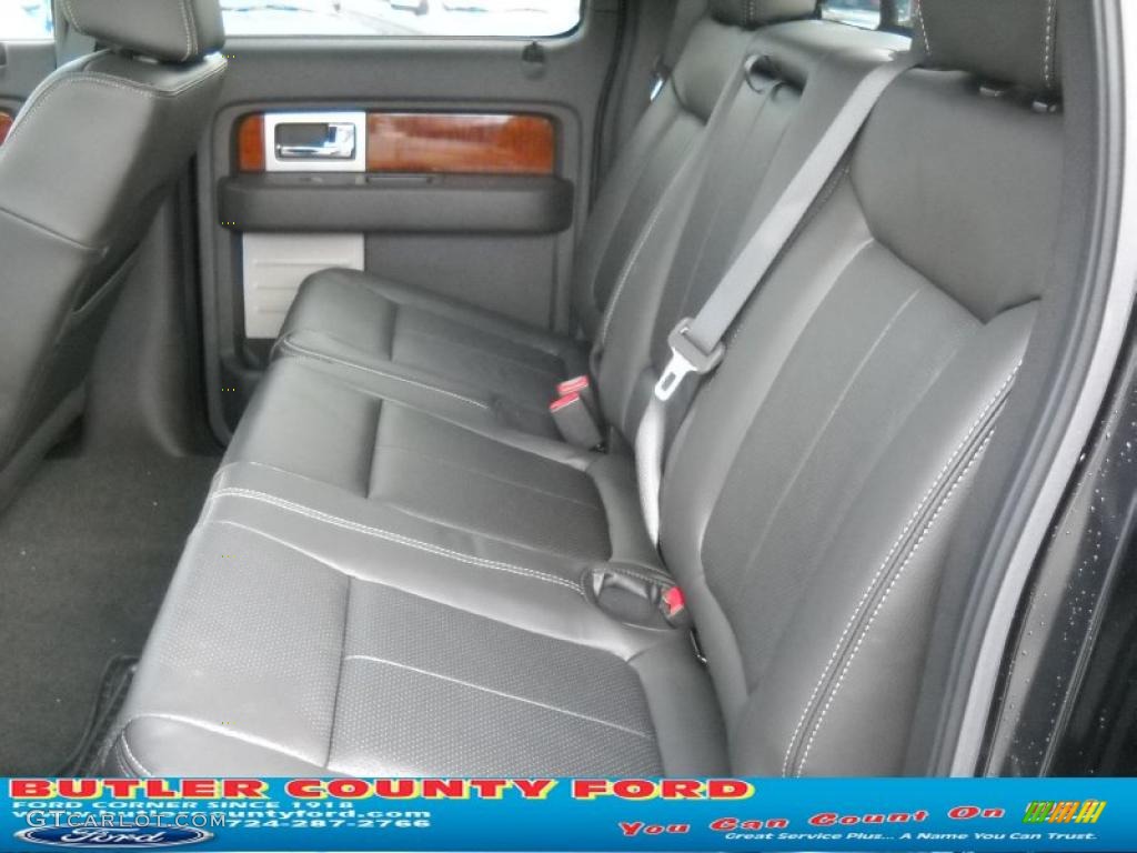 2010 F150 Lariat SuperCrew 4x4 - Tuxedo Black / Black photo #12