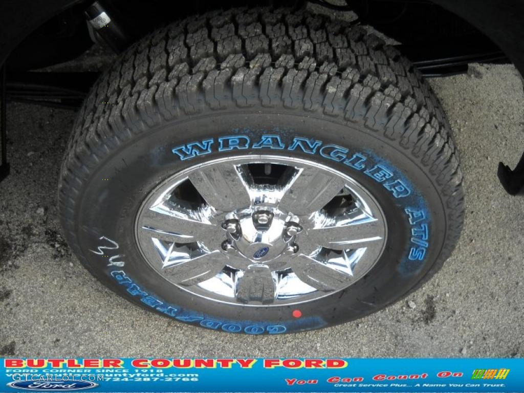 2010 F150 Lariat SuperCrew 4x4 - Tuxedo Black / Black photo #14