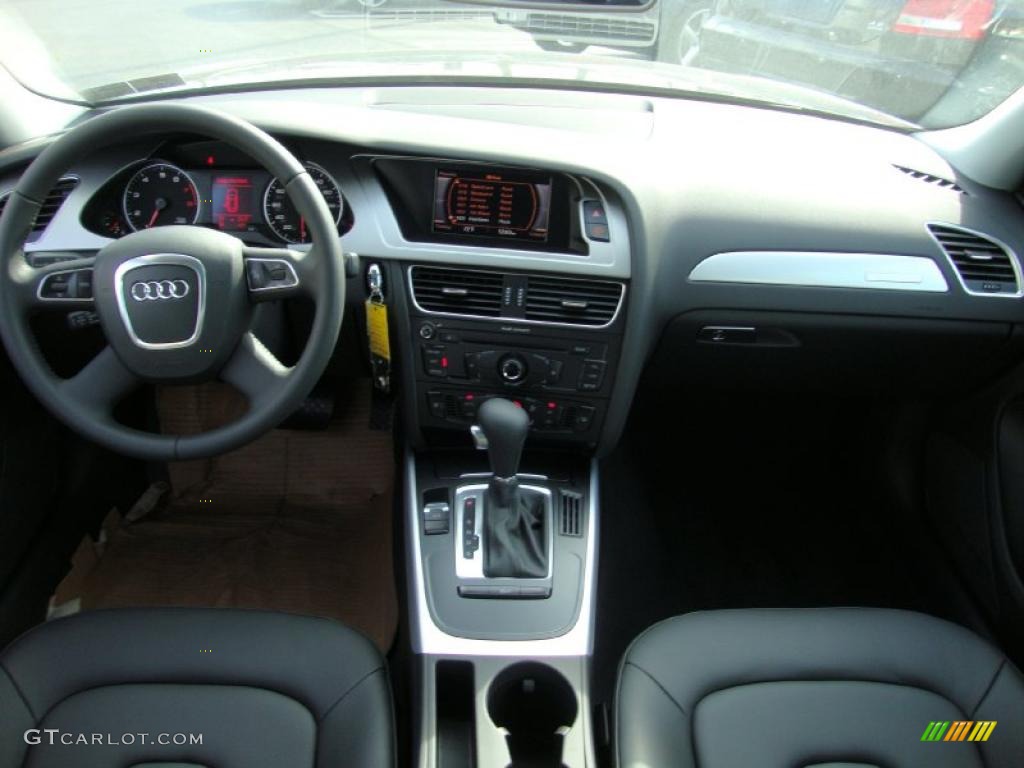 2011 Audi A4 2.0T quattro Avant Black Dashboard Photo #38822276
