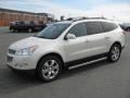 2011 White Diamond Tricoat Chevrolet Traverse LTZ  photo #1