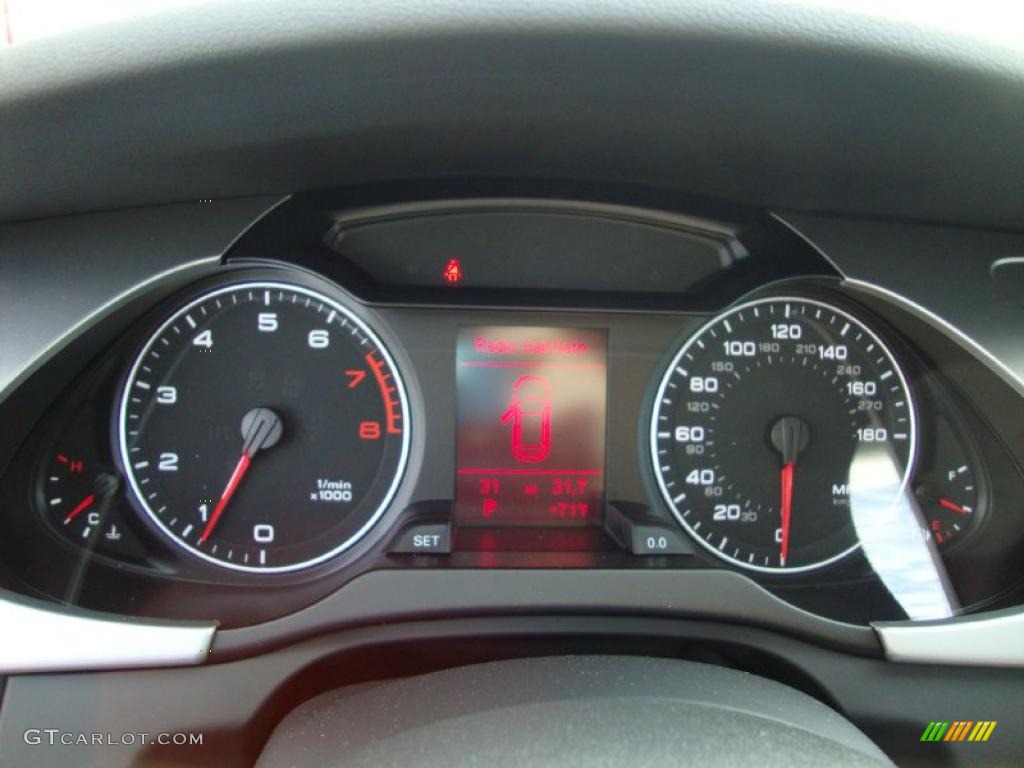 2011 Audi A4 2.0T quattro Avant Gauges Photo #38822432