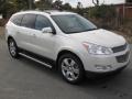 2011 White Diamond Tricoat Chevrolet Traverse LTZ  photo #5