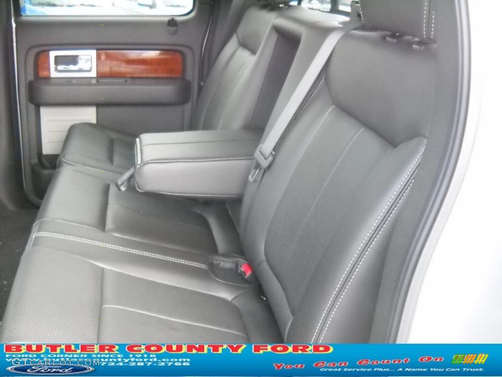 2010 F150 Lariat SuperCrew 4x4 - Ingot Silver Metallic / Black photo #12