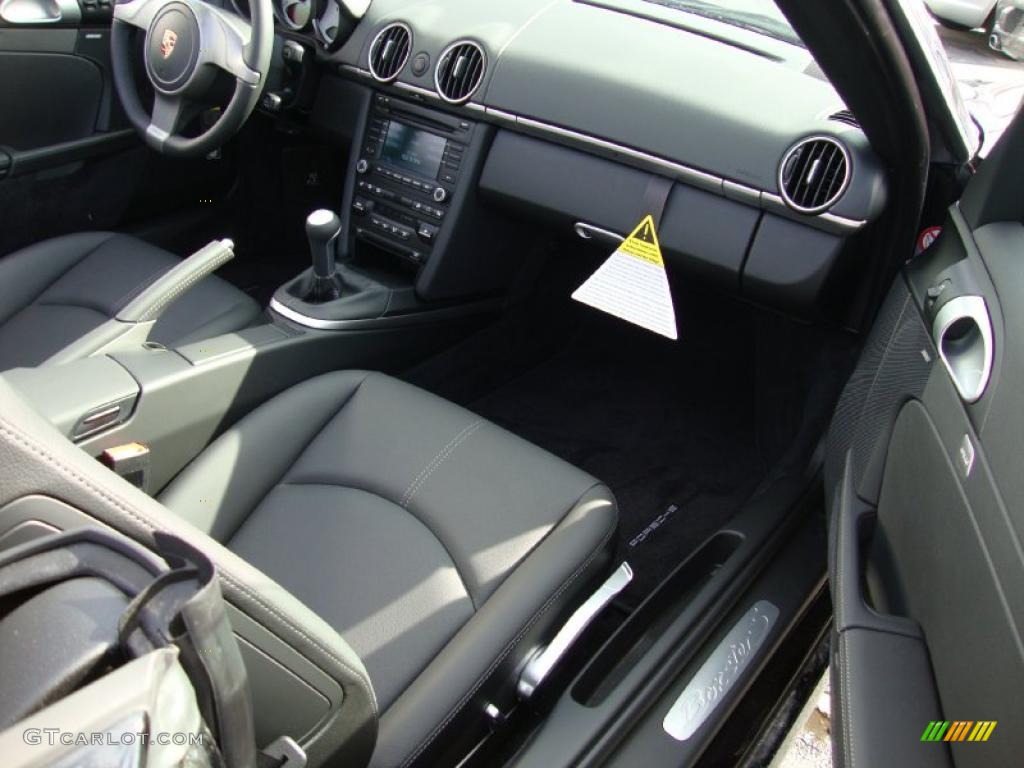 Black Interior 2010 Porsche Boxster S Photo #38823272
