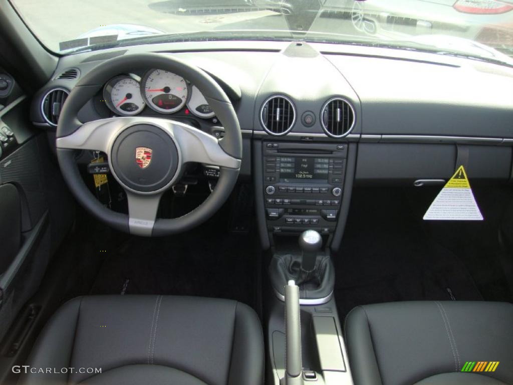2010 Porsche Boxster S Black Dashboard Photo #38823424