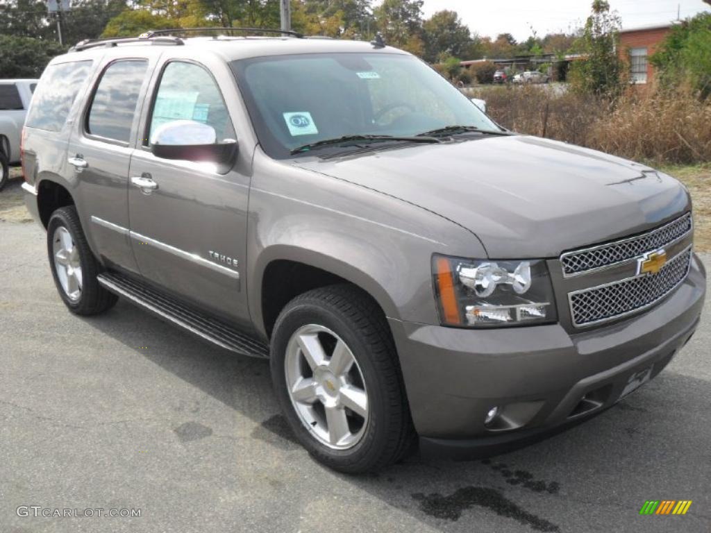 Mocha Steel Metallic 2011 Chevrolet Tahoe LTZ 4x4 Exterior Photo #38823664