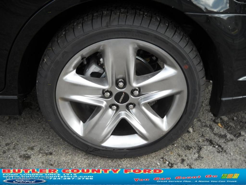 2011 Fusion Sport - Tuxedo Black Metallic / Sport Black/Charcoal Black photo #14