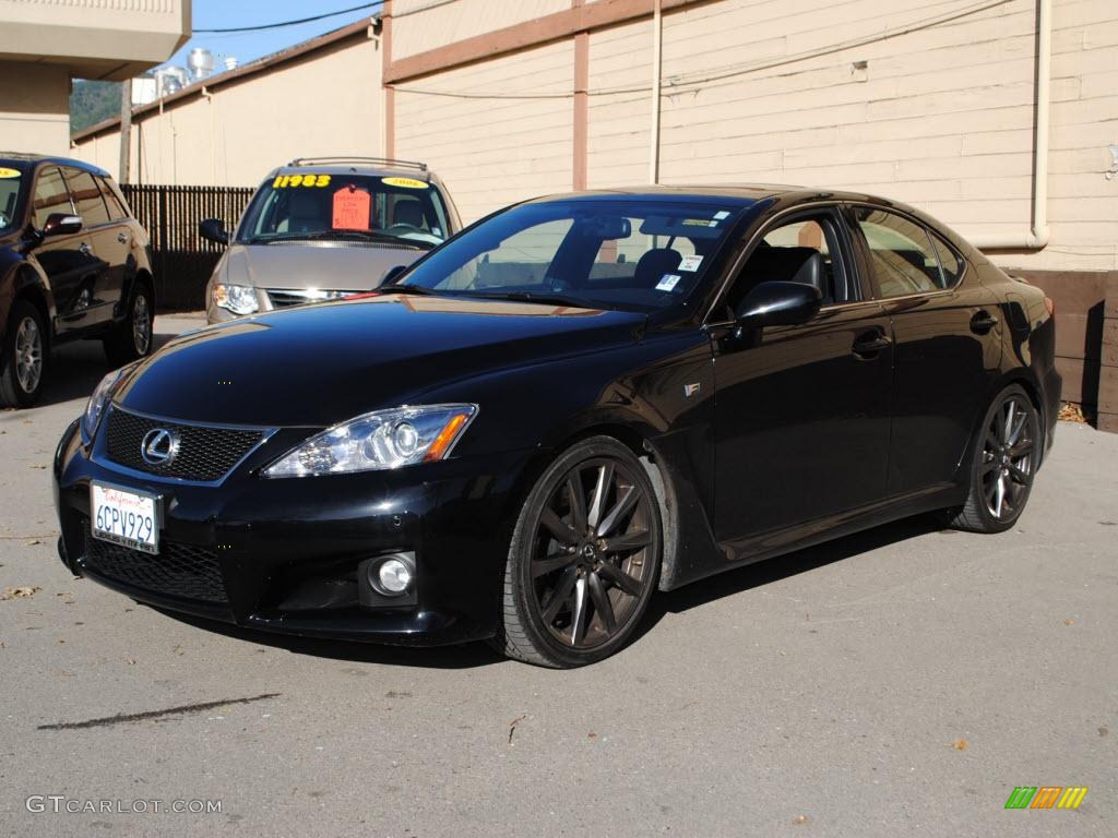 Obsidian Black 2008 Lexus IS F Exterior Photo #38825924