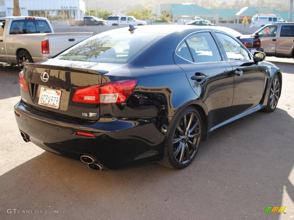 Obsidian Black 2008 Lexus IS F Exterior Photo #38825988