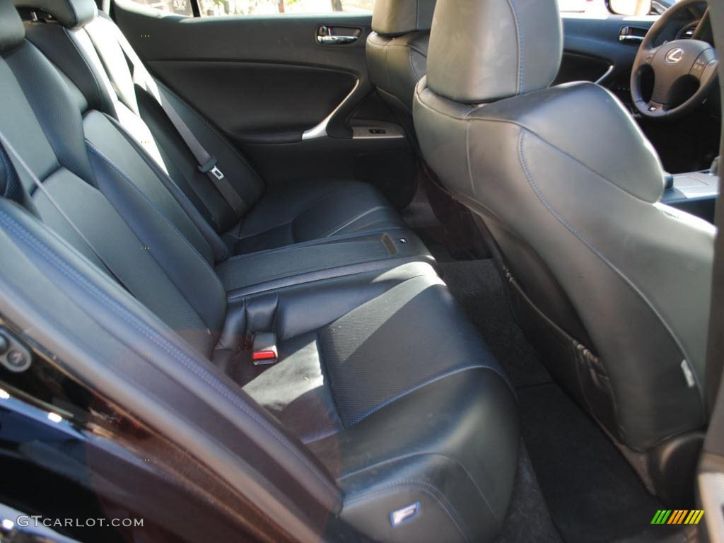 Black Interior 2008 Lexus IS F Photo #38826036